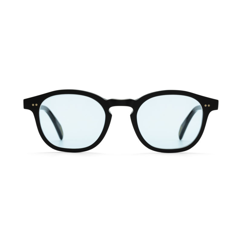 Denfert matte black - blue lenses photochromic transitions