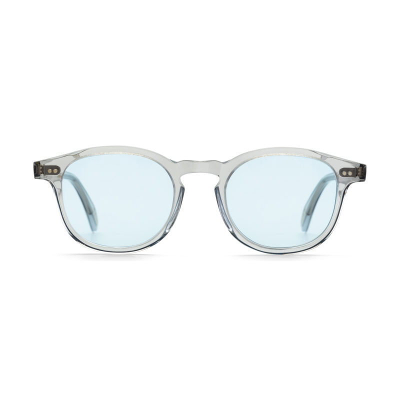 Denfert  light grey crystal - blue lenses photochromic transitions