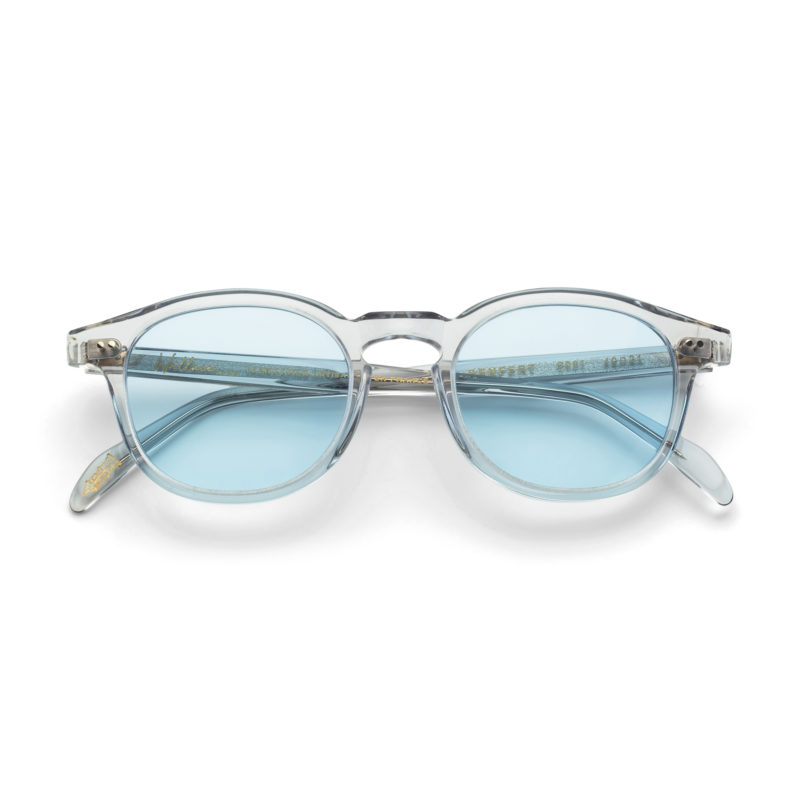 Denfert  light grey crystal - blue lenses photochromic transitions