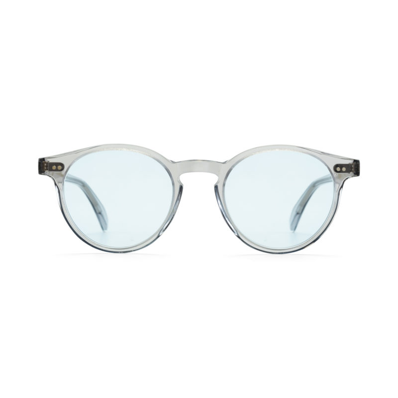 Roquette light grey crystal - blue transitions glasses