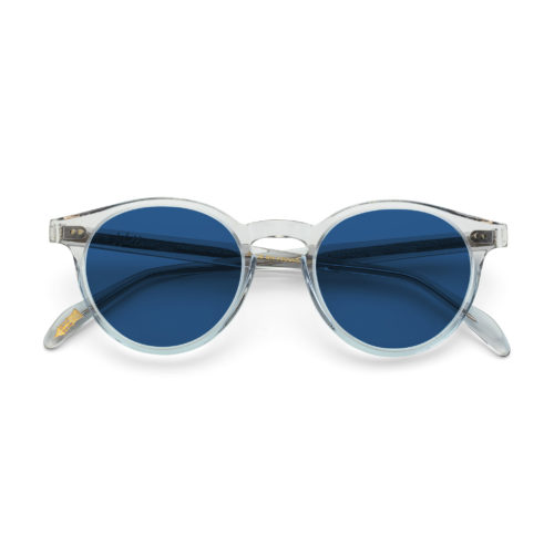 Roquette light grey crystal - blue transitions glasses