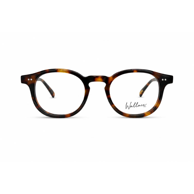 Lunettes de vue Wallace Paris modèle Denfert en acétate écaille havana