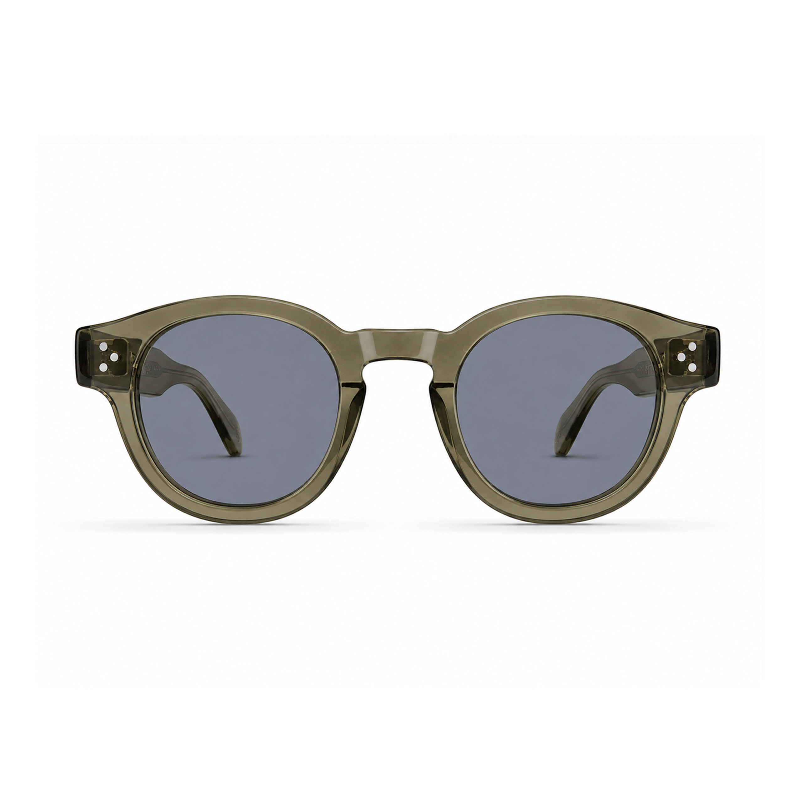 Lunettes de soleil Wallace Paris modèle Concorde en acétate cristal kaki