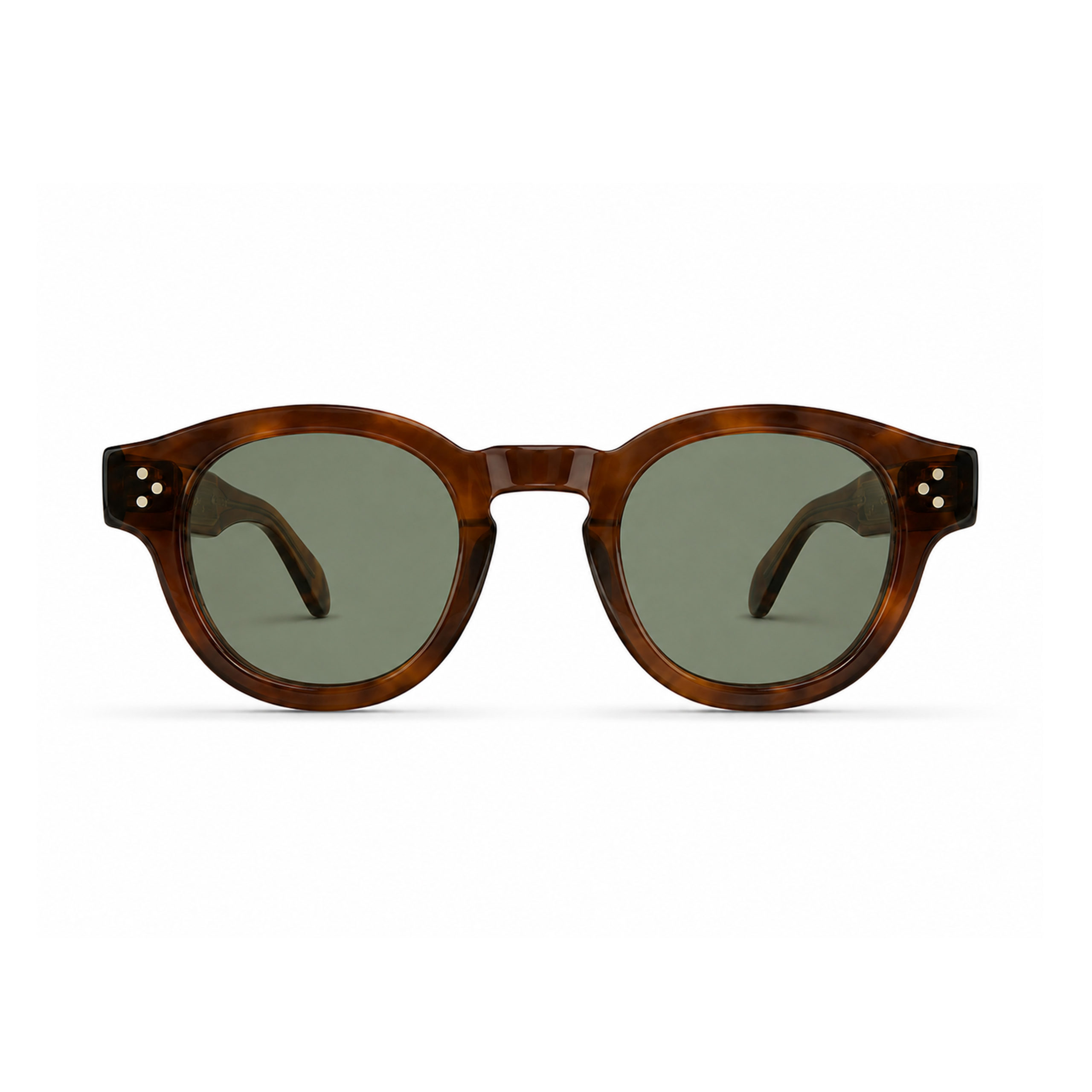 Lunettes de soleil Wallace Paris modèle Concorde en acétate écaille demi blonde
